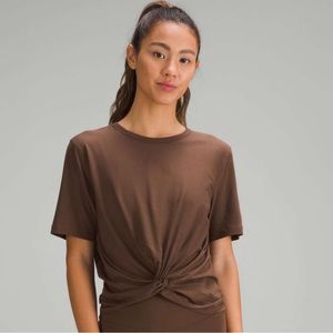 🍋 Lululemon Crescent Tee 2 Java